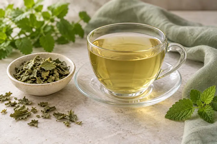 Mélisse : infusion et plante séchée