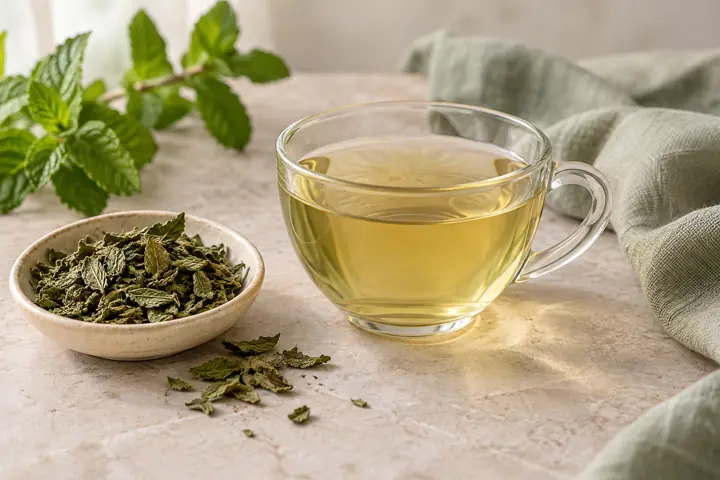 Menthe poivrée : infusion et plante séchée