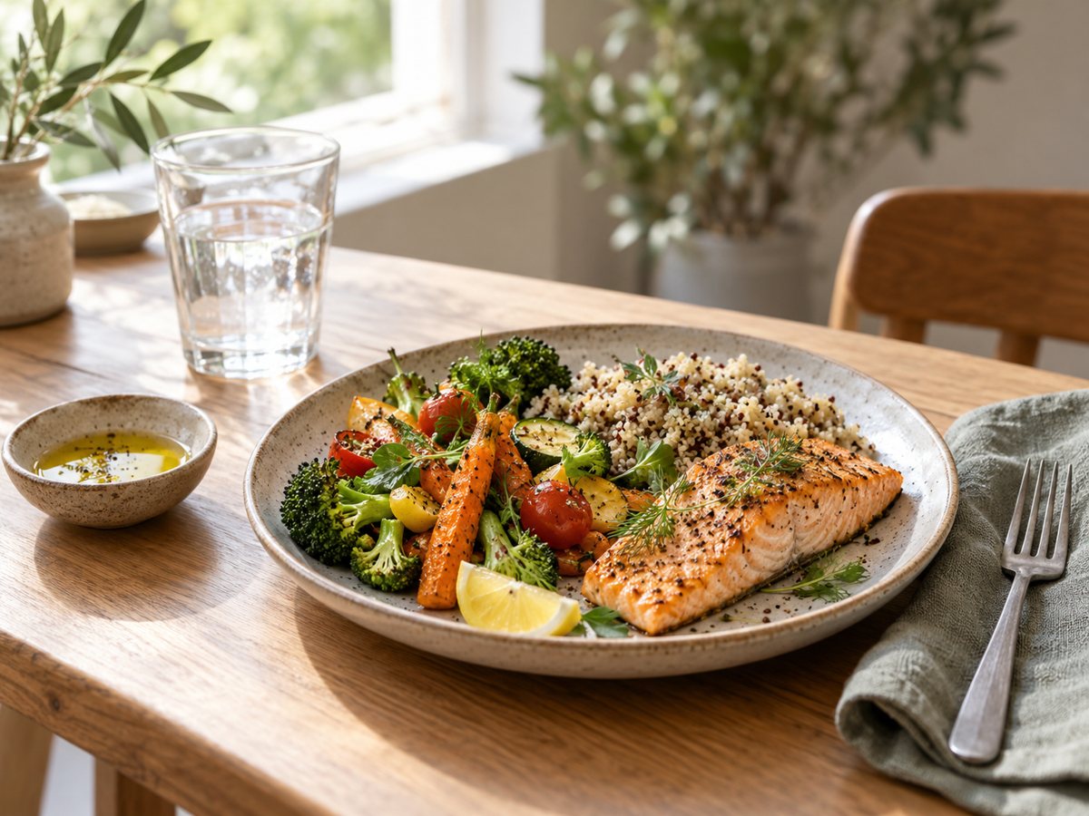 Une alimentation équilibrée au quotidien